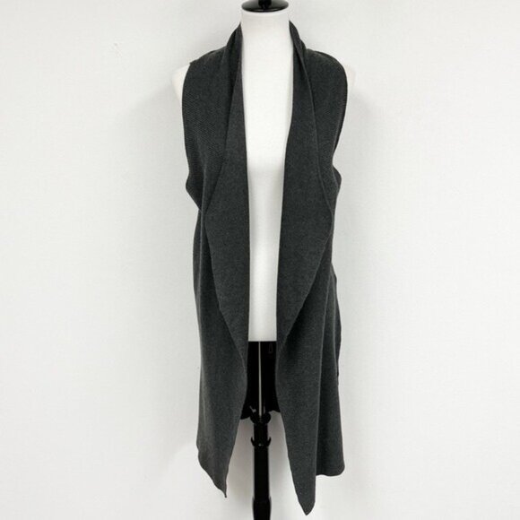COLOUR 5 POWER sleeves long lines wool blend Sweater cardigan Lagenlook Sz F - Picture 1 of 11